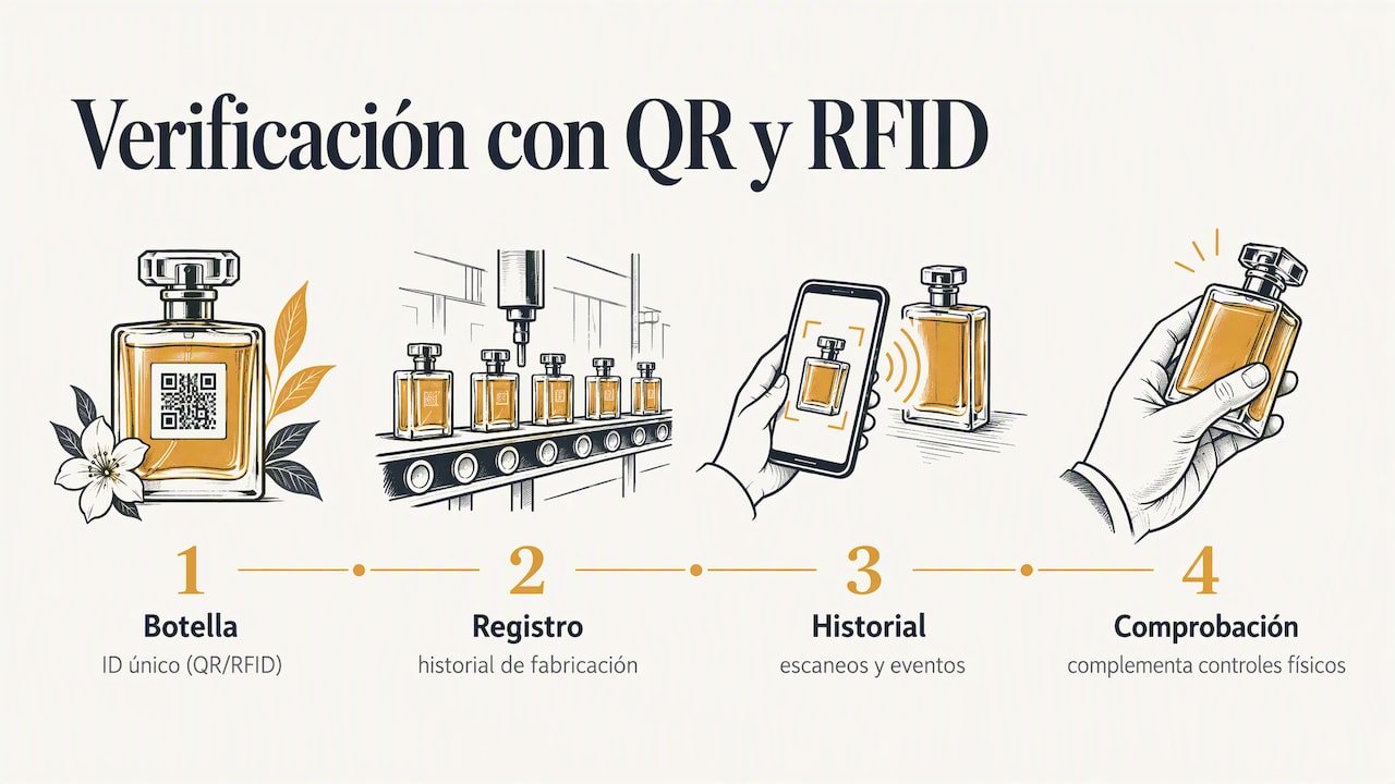 Proceso de verificación con QR y RFID