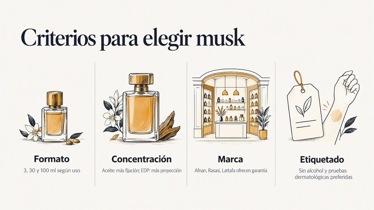 Cuatro criterios para escoger una fragancia con musk