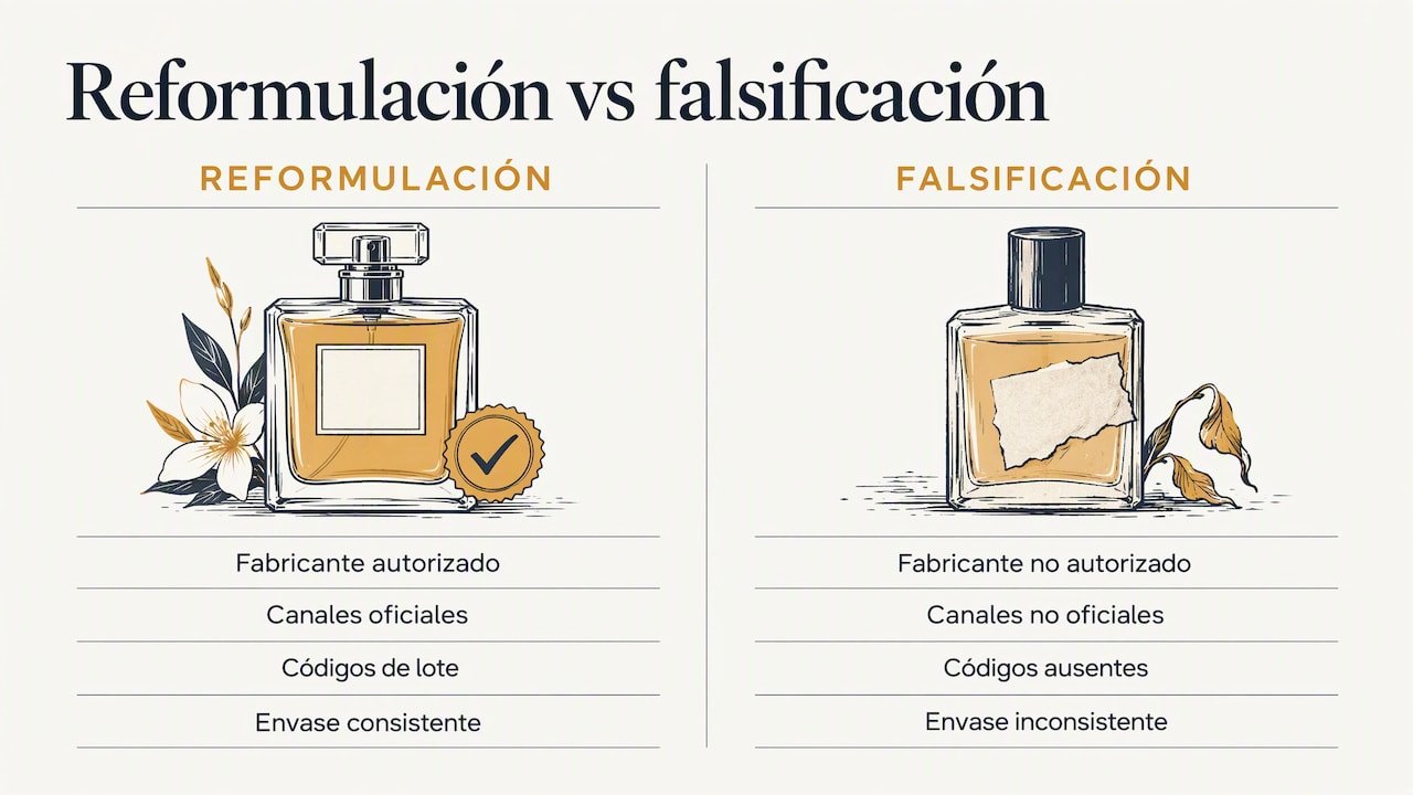Cómo distinguir entre un perfume reformulado y uno falso