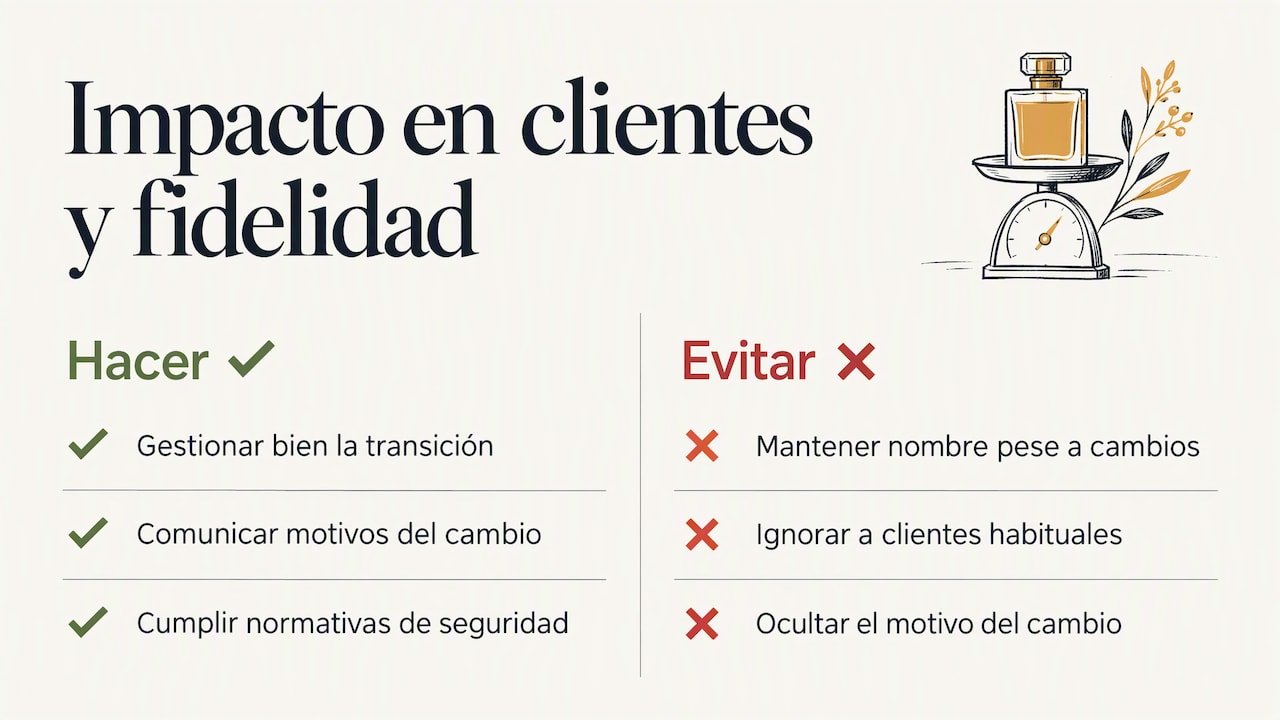 Cómo afectan las reformulaciones a la percepción del cliente y la fidelidad a la marca — overview diagram