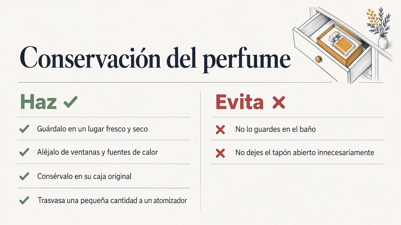 Cómo guardar los perfumes en clima húmedo para conservar su calidad — overview diagram