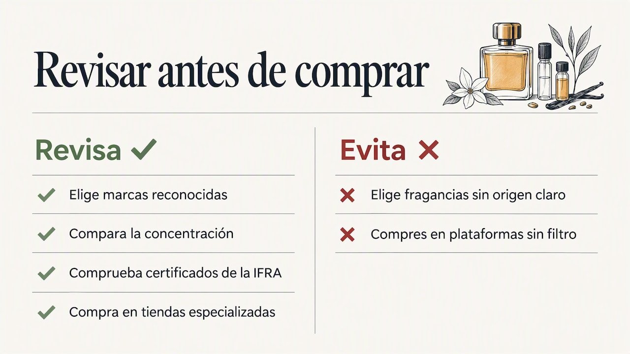 Cómo evaluar la calidad y autenticidad de un perfume árabe — overview diagram