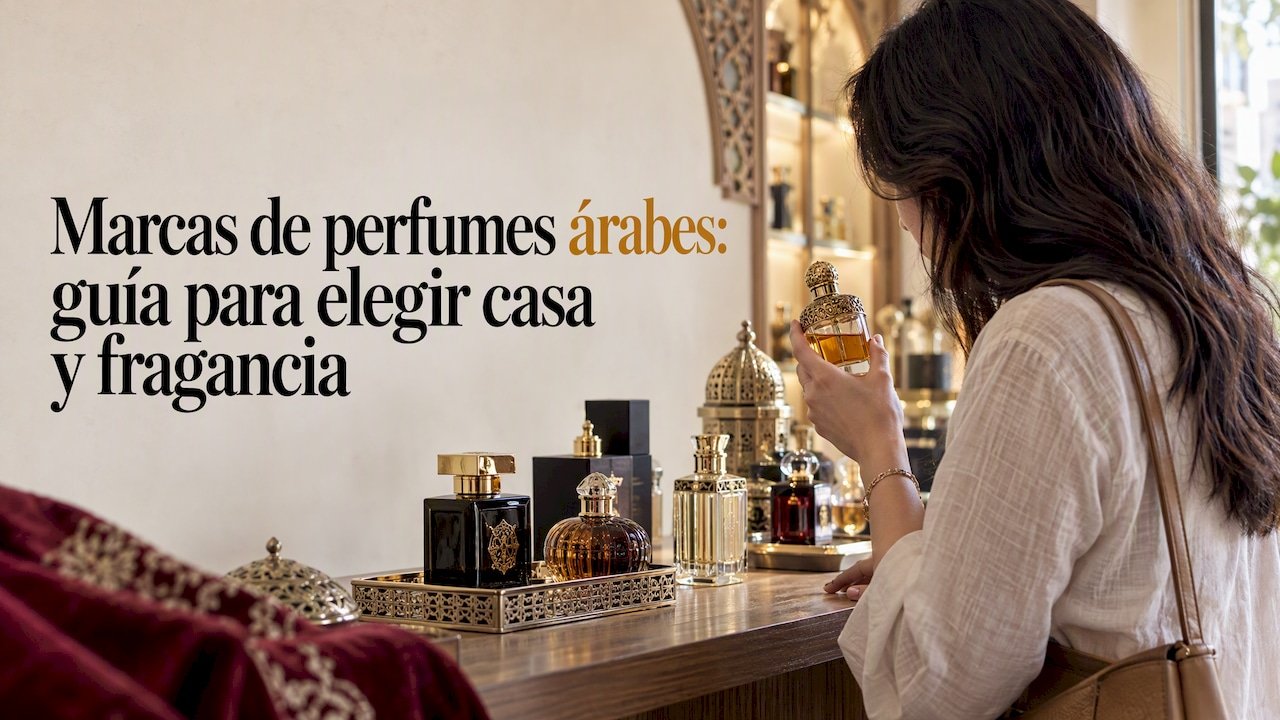 Variedad de perfumes en una perfumería boutique