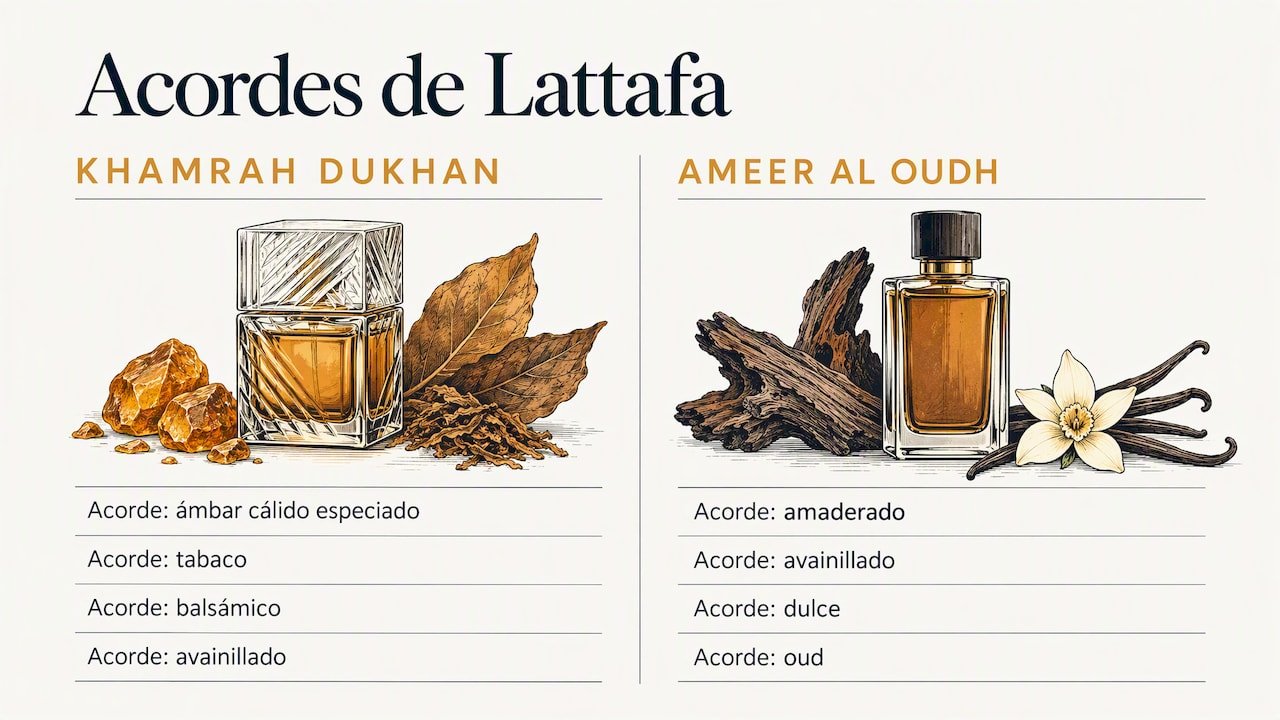 Lattafa: variedad y dulzura gourmand — overview diagram