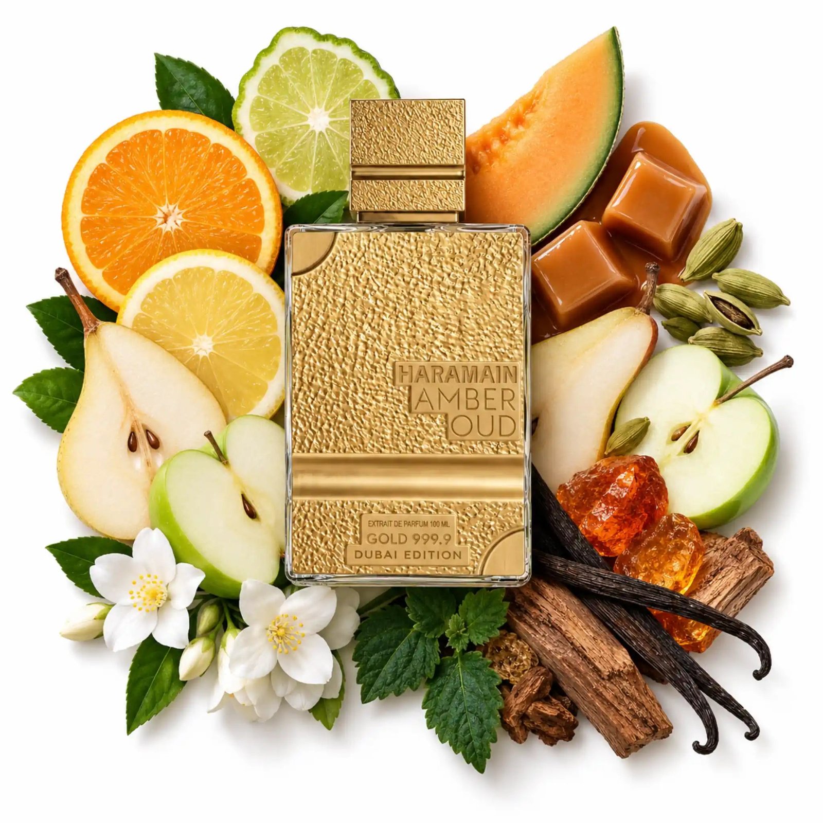 Amber Oud Gold 999.9 Dubai Edition Al Haramain Eau de Parfum 100 ml - Imagen 3