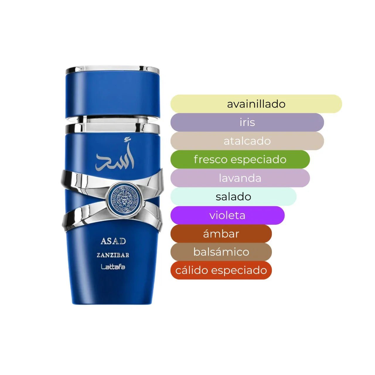 Asad Zanzibar Lattafa Eau de Parfum 100ML - Imagen 5