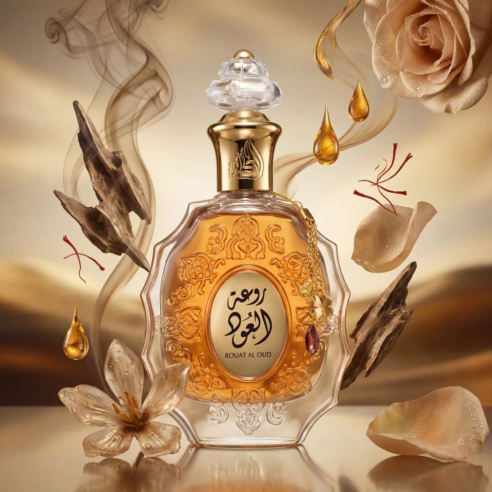 Rouat Al Oud Lattafa Eau de Parfum 100ML - Imagen 3